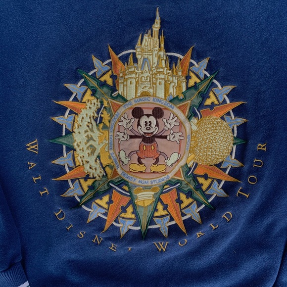 RARE Vintage Walt Disney World Tour Sweater